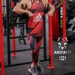 ست لگ و رکابی ورزشی مردانه طرح آدیداس قرمز