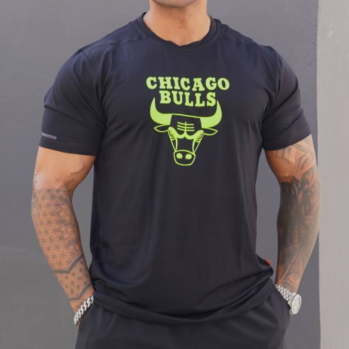 تیشرت ورزشی مردانه طرح شیکاگو بولز