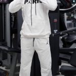 ست ورزشی مردانه هودی و شلوار دورس 3 نخ پاریس