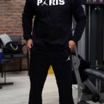 ست ورزشی مردانه هودی و شلوار دورس 3 نخ پاریس