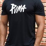 تیشرت مردانه آستین کوتاه سوزنی پوما