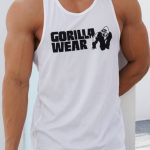 رکابی ورزشی مردانه سوزنی طرح گوریلا