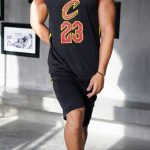 ست شلوارک و رکابی بسکتبالی لیکرز اورجینال