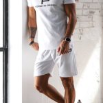 ست ورزشی تیشرت و شلوارک مردانه سوزنی پورش دیور