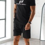 ست ورزشی تیشرت و شلوارک مردانه سوزنی پورش دیور