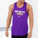 رکابی ورزشی مردانه سوزنی طرح بارسا