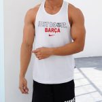 رکابی ورزشی مردانه سوزنی طرح بارسا