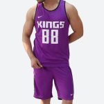 ست رکابی و شلوارک ورزشی بسکتبالی مردانه کینگ