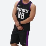 ست رکابی و شلوارک ورزشی بسکتبالی مردانه کینگ