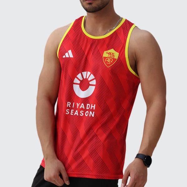 تاپ ورزشی مردانه حلقه ای فوتبالی فلامنت سوزنی سابلی