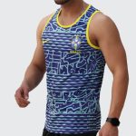 تاپ ورزشی مردانه حلقه ای فوتبالی فلامنت سوزنی سابلی