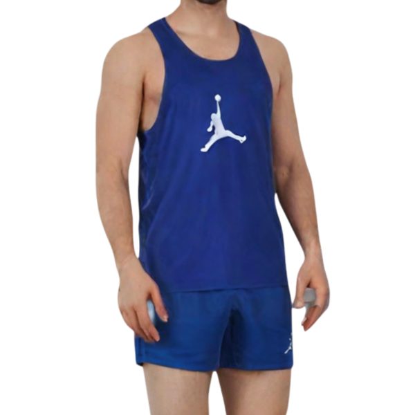 ست ورزشی مردانه رکابی بند نازک و شلوارک جردن