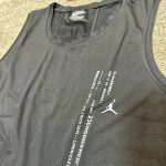 تاپ مردانه ورزشی حلقه‌ای مدل Jordan – جنس ریون فلامنت مشکی