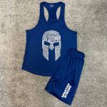 ست ورزشی مردانه رکابی قهرمانی و شلوارک گلادیاتور