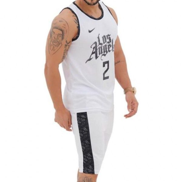 ست مردانه حلقه ای و شلوارک بلند Los Angeles