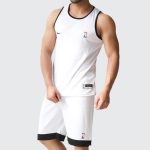 ست ورزشی مردانه رکابی و شلوارک بسکتبالی کندویی نایک